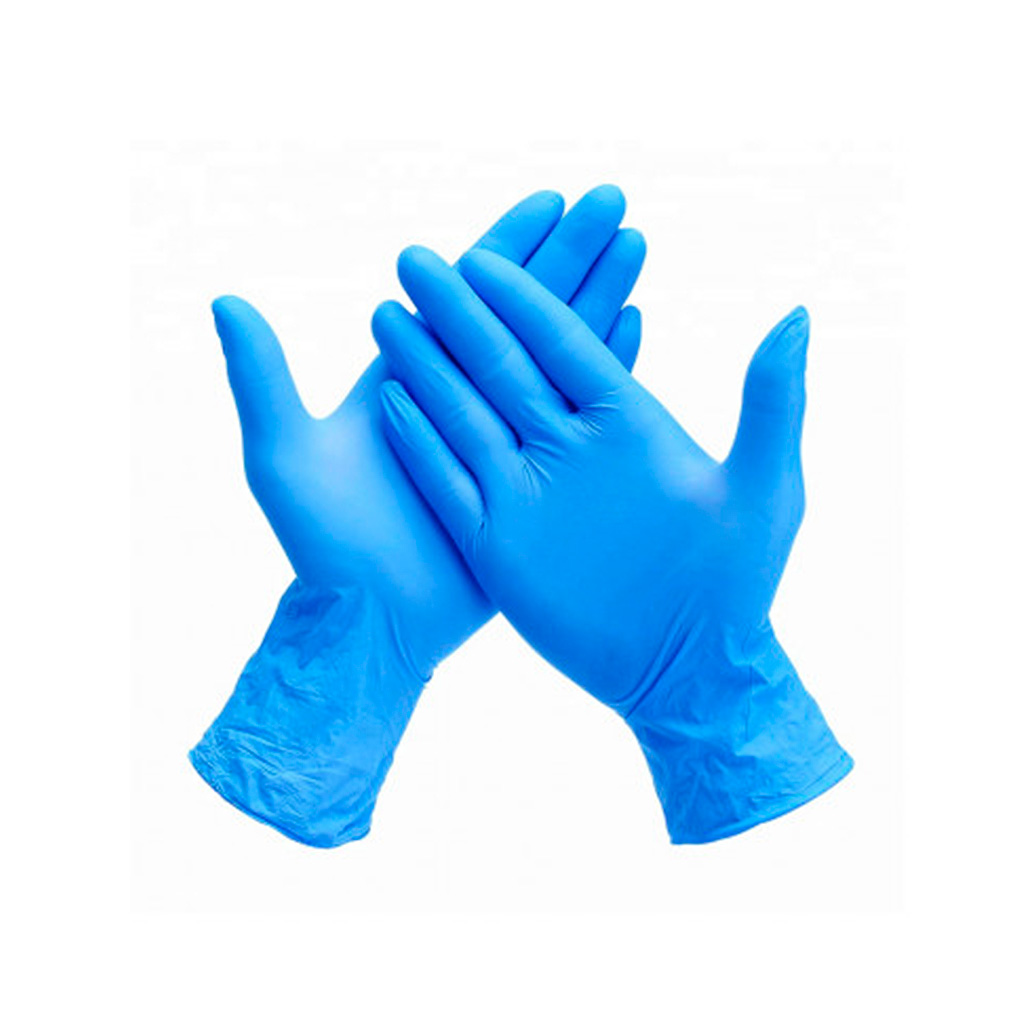 GUANTES NITRILO AZUL SIN POLVO TALLA S 3,5 GR SANTEX NITRIFLEX AZUL (PAQ  100 UDS)