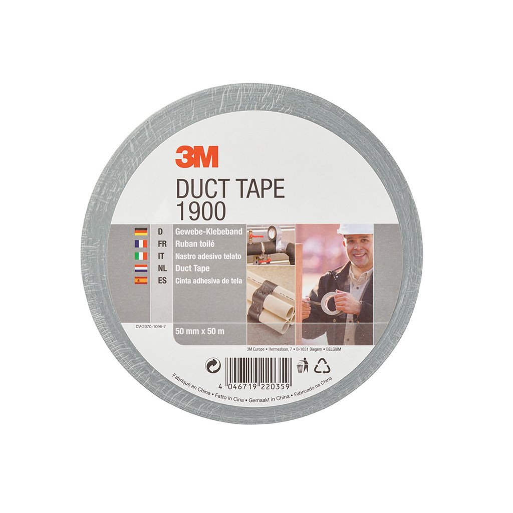 Cinta americana plata 50mm x 50m - Duct Tape 1900
