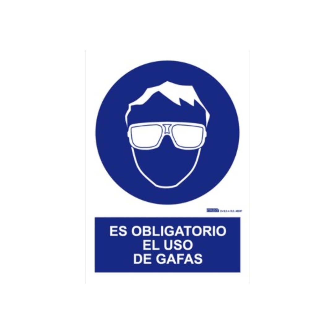 Se Al Obligatorio Uso De Gafas Protecci N Ocular